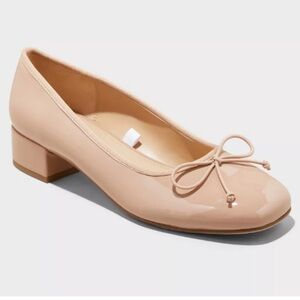 Women's Beige Joy Ballet Pumps - A New Day™